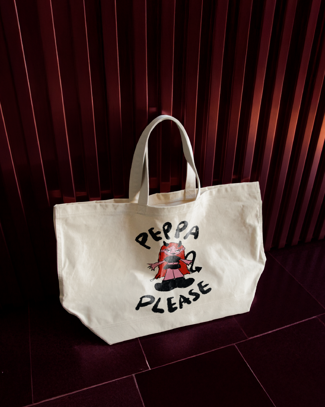 Peppa Please bag mockup